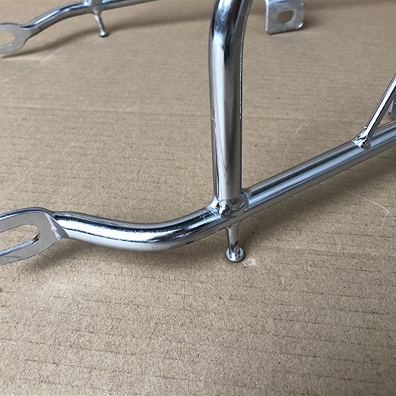 摩托车配件小太子GN125实心后尾架 男装车仿太子实心后货架铁货架