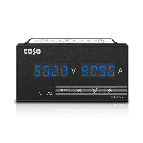 CSEU40-VA双数显电流表电压表直流交流继电器上下限报警控制输出