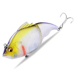 ASINIA VIB多节鱼饵迷你远投塑料带响珠翘嘴鲈假饵淡水铁板