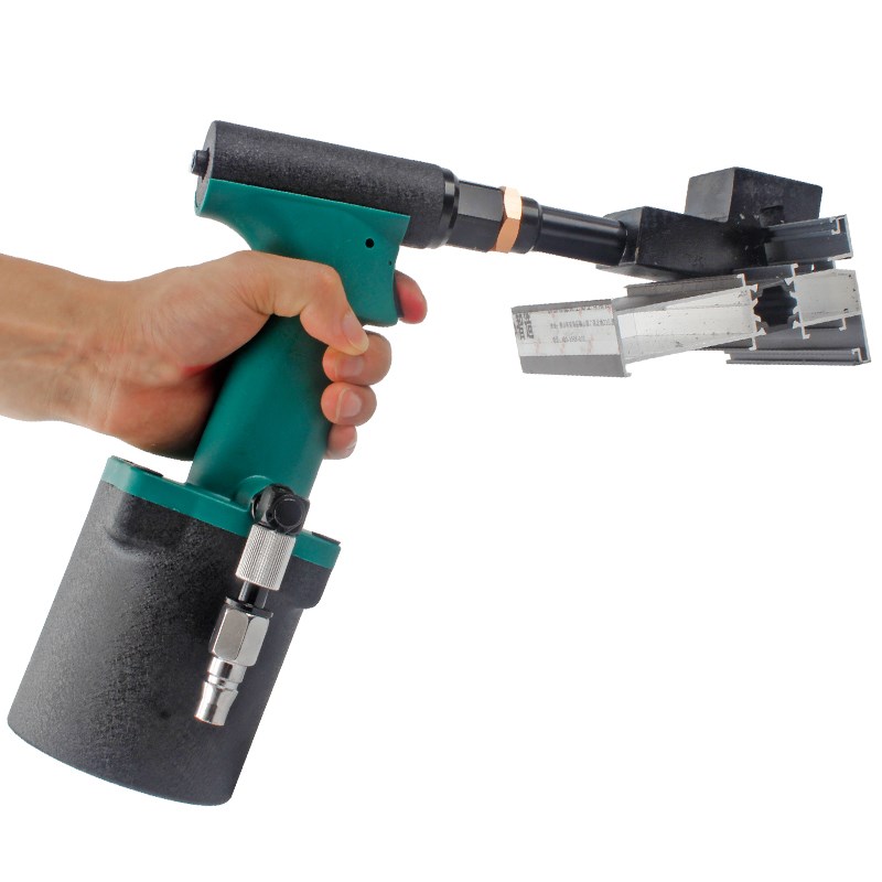 门窗排水口冲孔枪气动断桥轨道开孔器铝型材排水眼气动门窗打孔机