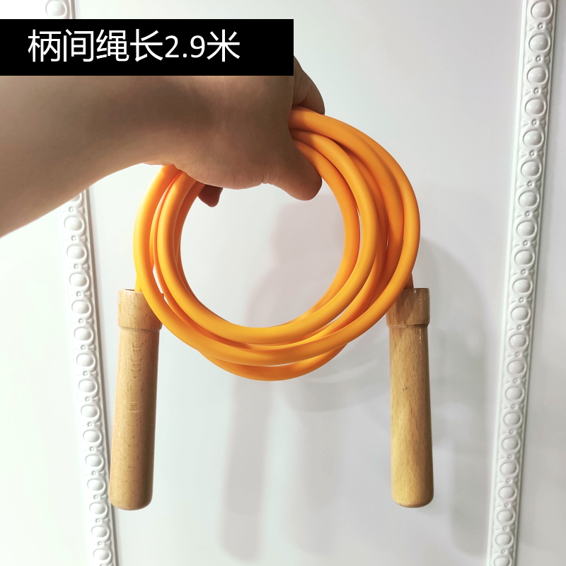 10-9-8-7mm负重力450克低温绳80A硬度木柄轴承健身跳绳