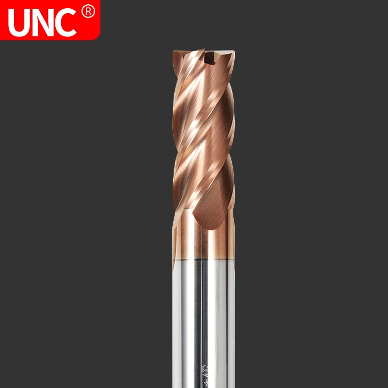 60度钨钢合金圆鼻刀牛鼻子刀立铣刀4R0.5 6R1 8R2 10R3 R1.5加长