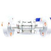 法兰球阀Q41F 16P 304不锈钢三片式 DN15