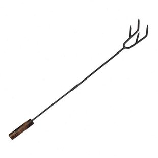 东际户外烧烤火钩锻打火钳夹子火铲篝火焚防烫壁炉铲木炭烧火铁器