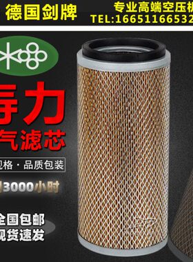寿力空压机37kw千瓦空滤芯AS3708配套02250044-537 88290006-013