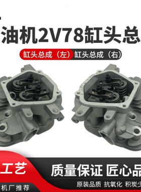 双缸隆鑫力帆宗申2v78F-2-3汽油发电机专用左右缸头总成缸盖全套