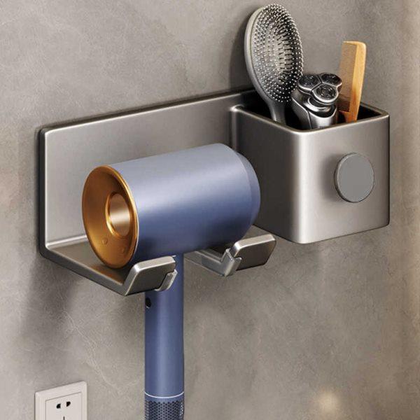 吹风机置物架免打孔卫生间壁挂式电吹风支架浴室风筒收纳架子挂架,家庭/个人清洁工具,吹风机置物架,淘宝优惠券,粉丝福利购,淘宝优惠卷