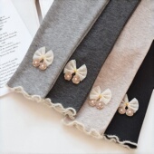 子外穿可搭配裙子打底裤 新款 宝宝洋气高颜值九分裤 薄款 女童春季