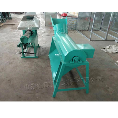 家用香菇废菌包脱袋机 小型食用菌棒分离机全自动废旧菌棒粉碎机