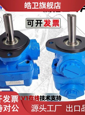 适用VICKERS威格士V20-1P9P-1C叶片泵V10-1P3B6P7P液压注塑机油泵
