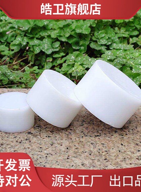 适用化工工程塑料管材配件DN15/20/25/32/40 PP材质闷盖 管堵头