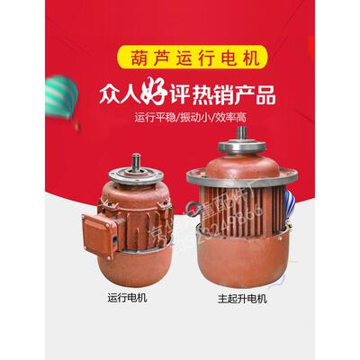 适用起重机电动葫芦用运行电机/主起升电机 ZD/ZDY系列锥形转子电