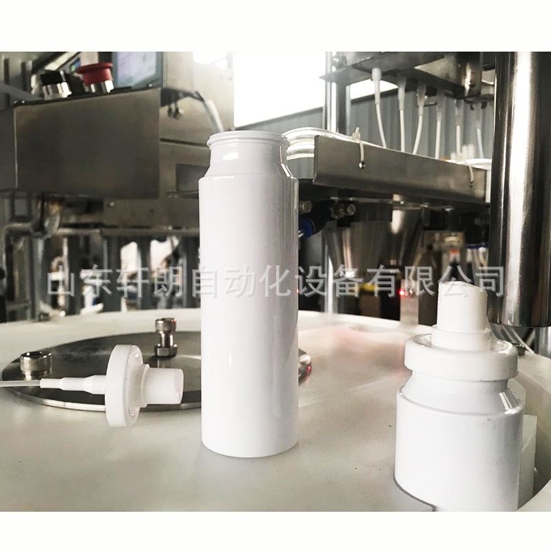30-50瓶/分钟喷雾剂灌装机 化妆品香水喷剂灌装机 保湿水灌装机