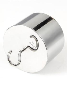 1LB2lb5lb不锈钢挂钩砝码单钩双勾100g挂钩砝码不锈钢材质