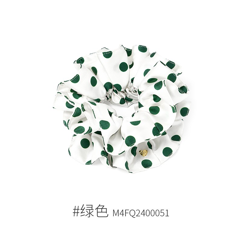 刘亦菲同款美菲麦桑蚕丝真丝发y圈头花女生扎头发皮筋美腕饰品发