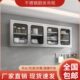 不锈钢挂墙式 橱柜玻璃吊柜墙壁柜厨房碗碟储物柜阳台置物定制柜