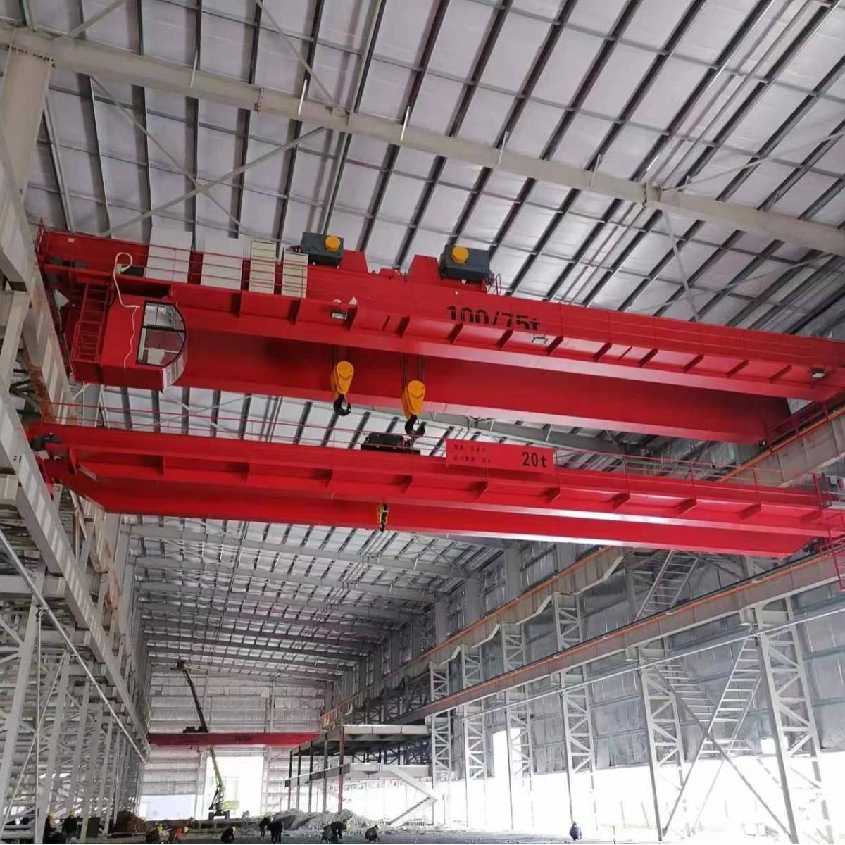 阿尔法生产供应大吨位100吨/150/2吨高端智能桥式欧式双梁起重机