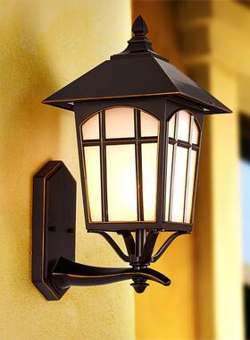 现代简约户外壁灯防水庭院灯室外阳台家用别墅大门两侧欧式外墙灯