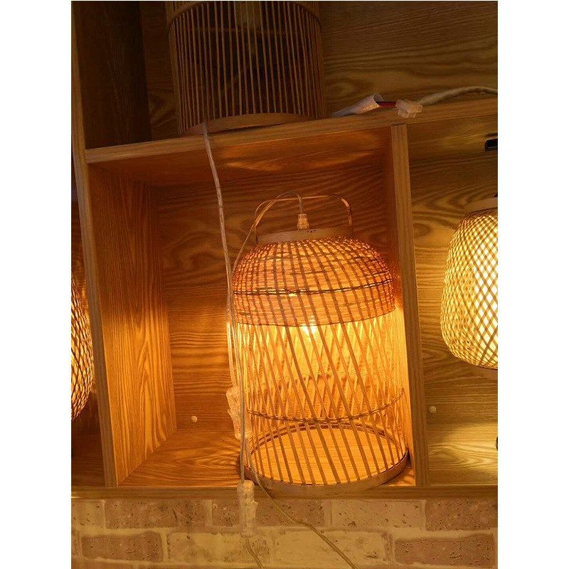 新中式田园d乡村风格竹艺吊灯餐厅茶室装饰灯具竹编灯日式禅意吊,家装灯饰光源,客厅吊灯,淘宝优惠券,粉丝福利购,淘宝优惠卷