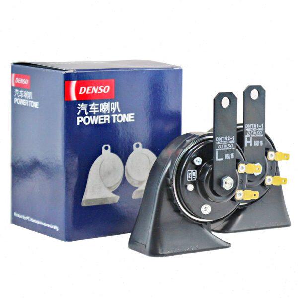 进口电双鸣笛高低无损安装插喇叭邮装超响汽车音防水包蜗牛喇叭