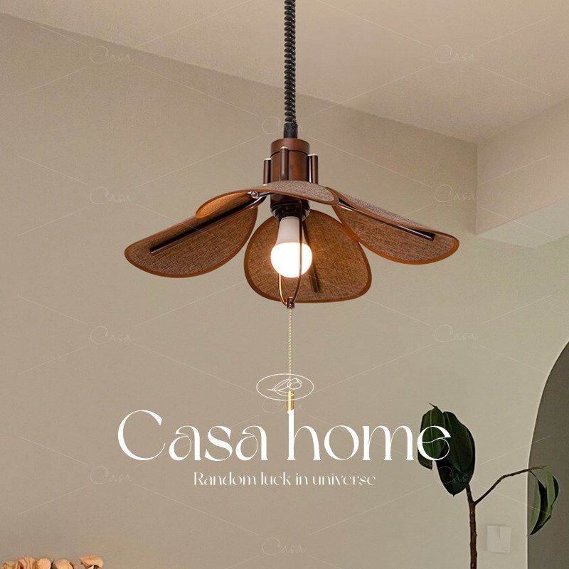 侘寂风实木餐厅吊灯中古民宿餐桌吧台E伸缩灯禅意复古原木灯具cas,家装灯饰光源,餐厅吊灯,淘宝优惠券,粉丝福利购,淘宝优惠卷
