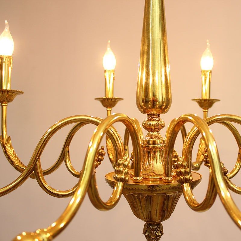 欧式吊灯家装别墅l客厅餐厅灯法式全铜吊灯复古简约铜灯饰源头厂,家装灯饰光源,客厅吊灯,淘宝优惠券,粉丝福利购,淘宝优惠卷