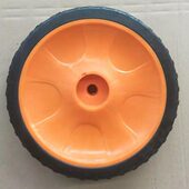 力通用动后卡簧轮子原厂扫地车原装 扫地机大主轮轮 件赠轮无手推式