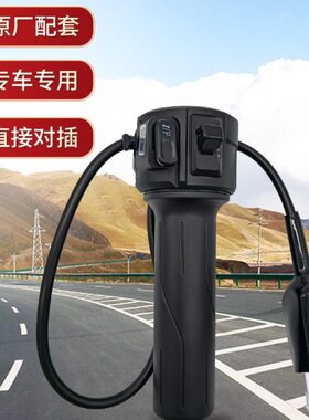 原装-右马7开关碟刹刹组合开关调电动车总成原厂立边CT转把油速把