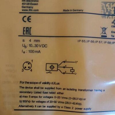 易福门IFM对射光电感应开关电感接近开关 IFC207 IFS244 OGE/S300