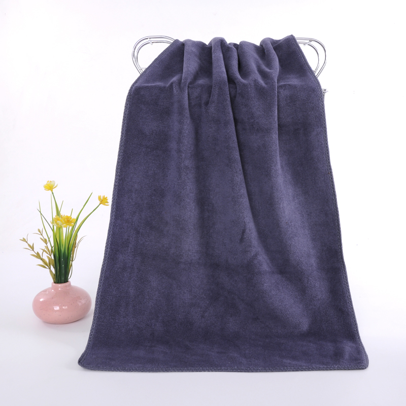 理发店美容院加厚吸水不掉毛发廊z美发包头专用浅灰色毛巾定制log