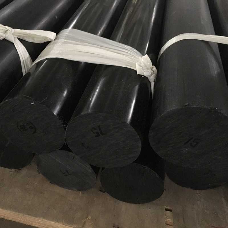 黑棒聚丙烯棒黑色尼龙棒挤出级工程塑料棒黑色PP圆棒绝缘耐磨耐腐 - 实物图
