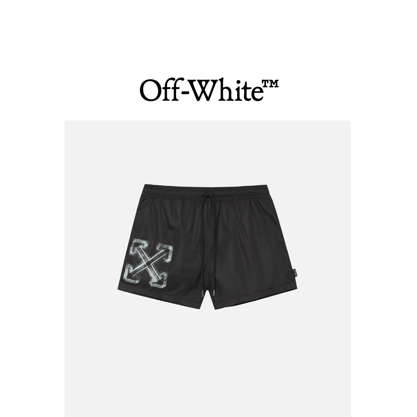 OFF-WHITE c/o VIRGIL ABLOH™男装箭头印花运动短裤014SMO,男装,短裤,淘宝优惠券,粉丝福利购,淘宝优惠卷