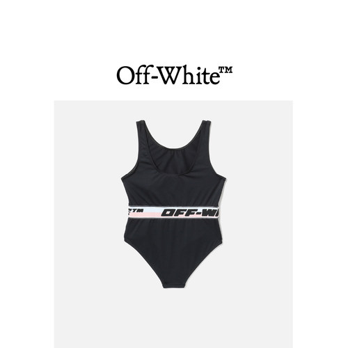 OFF-WHITE™童装连体吊带泳衣泳装FAF110XI