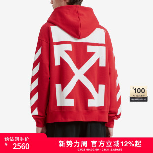 连帽拉链卫衣动感活力logo图案装 新款 饰外搭 WHITE™情侣装 OFF