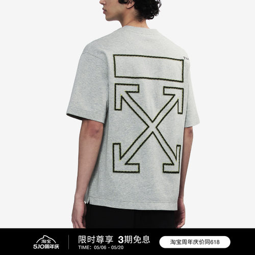 OFF-WHITE™ 情侣装新款宽松短袖T恤休闲半袖