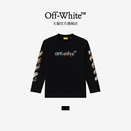 OFF-WHITE™长袖T恤趣味活力