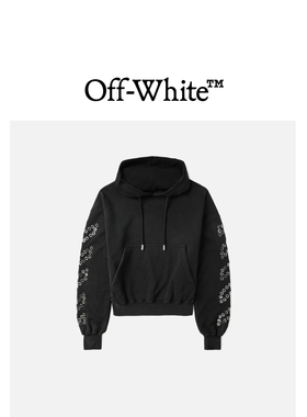 OFF-WHITE c/o VIRGIL ABLOH™女装圆环缀饰连帽卫衣600000XL