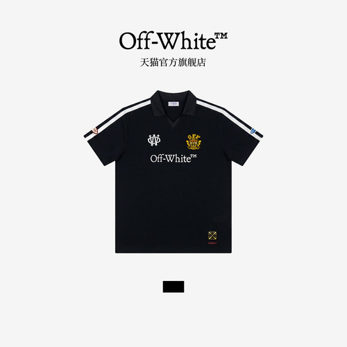 OFF-WHITE™运动徽章POLOT恤