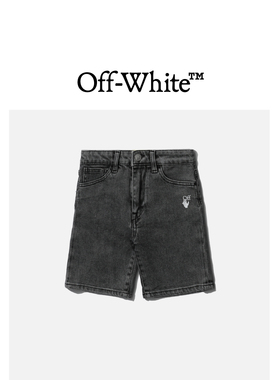 OFF-WHITE c/o VIRGIL ABLOH™童装新品牛仔短裤标签缝饰101BXH