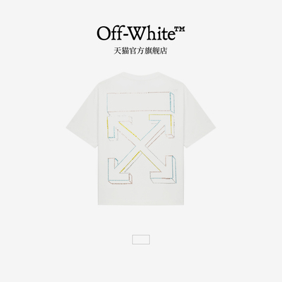 OFF-WHITE™ 情侣装新款双箭头装饰短袖T恤