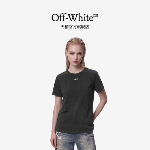 OFF-WHITE™字母纯棉短袖T恤女款