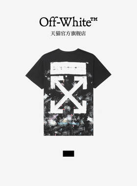 OFF-WHITE™ 情侣装新款涂鸦效果宽松短袖T恤