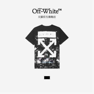 OFF-WHITE™ 情侣装新款涂鸦效果宽松短袖T恤