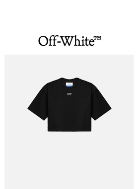 OFF-WHITE c/o VIRGIL ABLOH™女装短款露脐圆领短袖T恤810001X