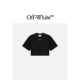 OFF T恤810001X 露脐圆领短袖 WHITE™女装 短款