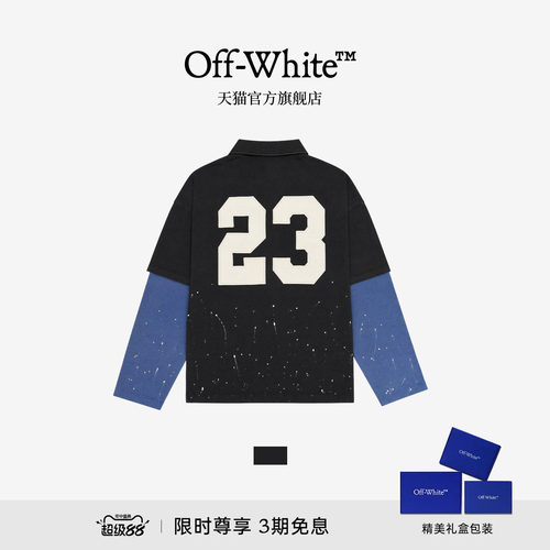 OFF-WHITE™情侣长袖Polo衫