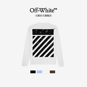 WHITE™ 情侣装 新款 OFF 宽松长袖 T恤内搭上衣
