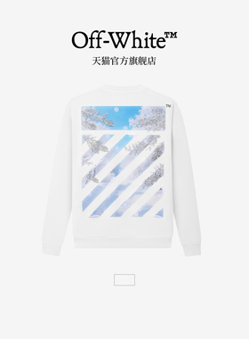 OFF-WHITE™ 情侣装新款宽松圆领卫衣休闲上衣
