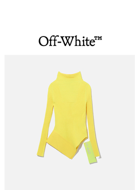 OFF WHITE OFF-WHITE c/o VIRGIL ABLOH™女装高领针织衫不对称