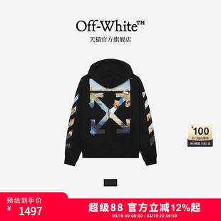 OFF-WHITE™ 情侣装新款连帽拉链卫衣宽松外搭